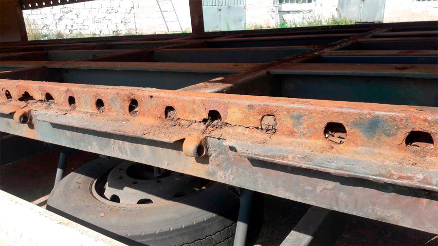 ремонт полуприцепа Krone