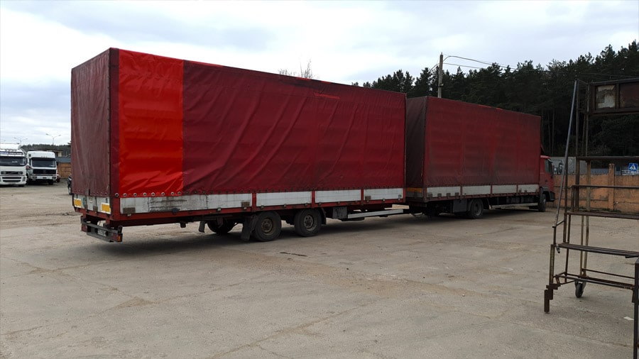 удлинение прицепа